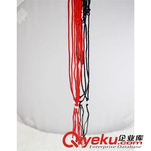 2295 紅繩玉珠項(xiàng)鏈配件 紅 黑線玉珠吊墜繩子 配件飾品原始圖片3
