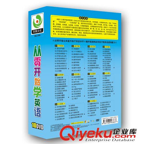 批發幼兒啟蒙英語光碟 從零開始學英語10DVD正版音像早教 早教碟原始圖片3