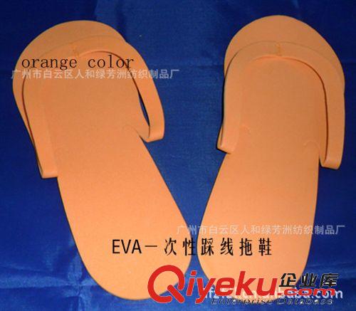 廠家批發(fā)美甲拖鞋一次性EVA拖鞋踩線酒店拖鞋夾腳人字拖鞋原始圖片2