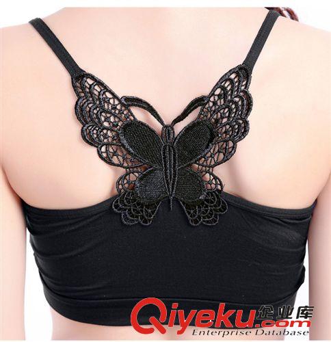 超高彈力后背蝴蝶結(jié)莫代爾抹胸 吊帶衫 裹胸小背心批發(fā) 廠家直供原始圖片3