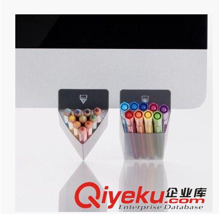 韓國進口Gre it創意桌面整理收納 DIY顯示器輔助文具插袋 筆筒
