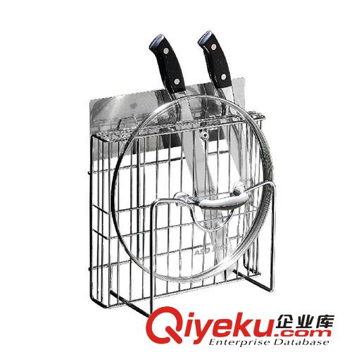 雙慶創(chuàng)意超強(qiáng)吸盤(pán)魔力無(wú)痕貼廚房不銹鋼刀具置物架鍋收納架5008原始圖片3