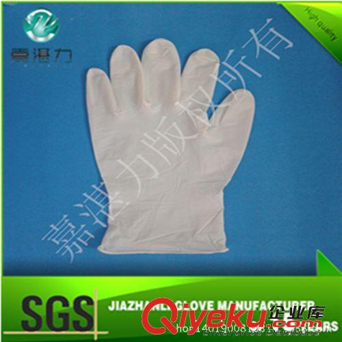 供應一次性乳膠手套 有粉/無粉乳膠防護手套 9寸乳膠一次性手套原始圖片2