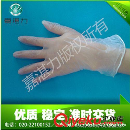 一次性透明手套 醫(yī)用乙烯基手套 9寸有粉和無粉PVC手套原始圖片2