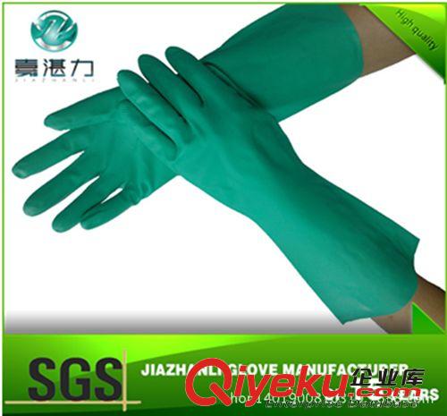 工業(yè)耐酸堿丁晴手套/耐用丁晴防油手套/勞保防護(hù)手套批發(fā)原始圖片2