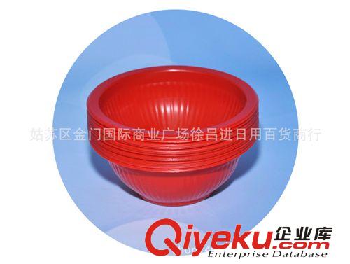 婚慶用品 婚宴一次性塑料紅碗環(huán)保結(jié)婚碗 整包批發(fā) 廠家直銷原始圖片2