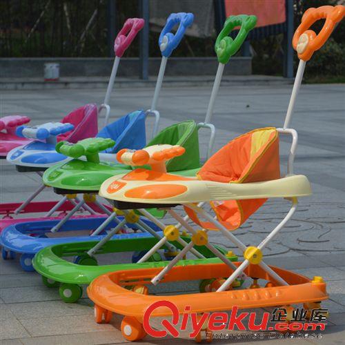 帶推桿嬰兒學(xué)步車/好孩子必備兒童車/新款音樂學(xué)走路車車X618P原始圖片2