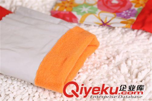 秋冬家用防水洗碗家務(wù)橡膠加絨接袖手套 6158洗衣服乳膠保暖手套原始圖片3