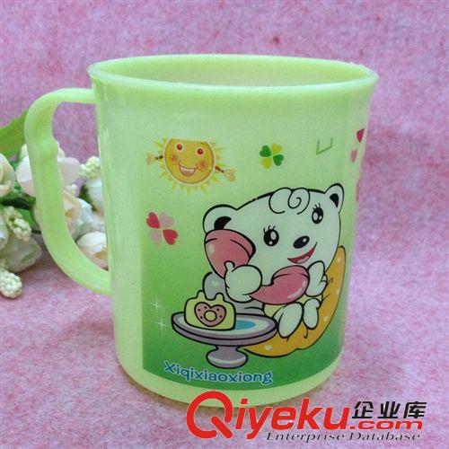 日常必備  卡通塑料透明密封隨手口杯 茶水杯子批發(fā)