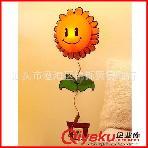 供應(yīng) 新款房間壁燈 卡通動(dòng)漫墻紙壁燈 向日葵墻紙壁燈（弧面）原始圖片3