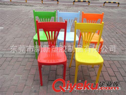 廠家新品熱銷粵式港式休閑茶餐廳酒樓帶靠背無扶手塑料椅子原始圖片3
