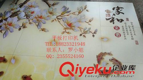 大幅面印刷機(jī) 色彩艷麗的玄關(guān)玻璃浮雕平板打印機(jī) 月底促銷款
