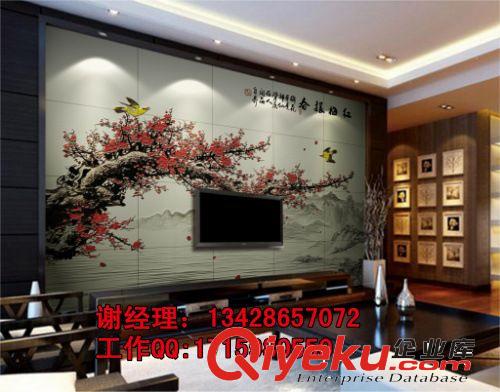 瓷磚印花設備 直接在瓷磚背景墻上打印3D圖片 深圳龍潤瓷磚印花機原始圖片3