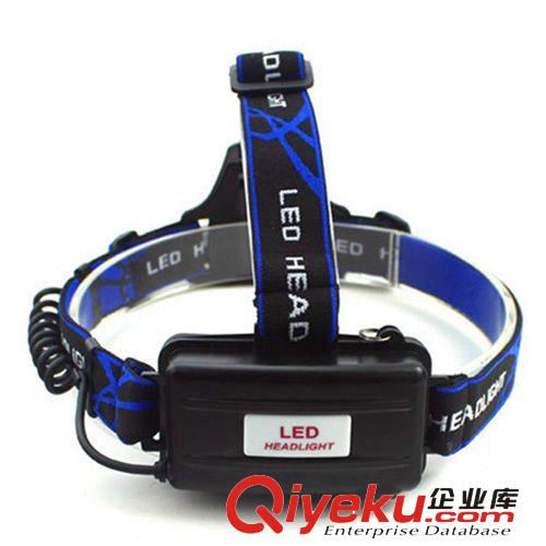駱基LED可伸縮變焦頭燈 T6強(qiáng)光手電 充電頭燈 CREE 三檔變焦頭燈原始圖片2