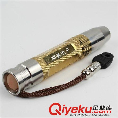 照玉手電筒 不銹鋼強(qiáng)光充電電筒專業(yè)賭石手電CREE原始圖片2