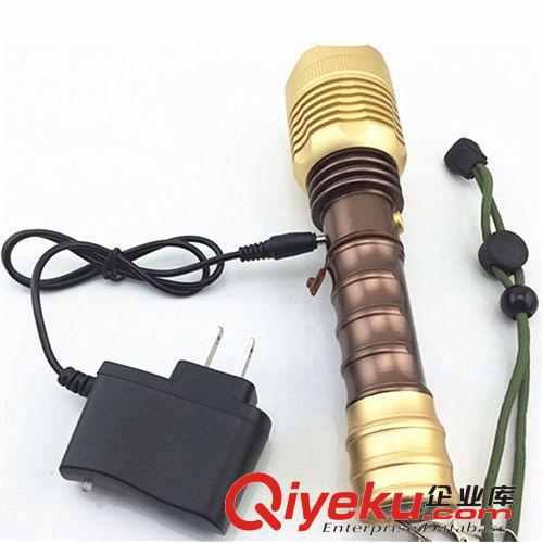 新款旋轉變焦大功率強光手電筒 CREE Q5三檔調光強光手電 手電筒原始圖片3