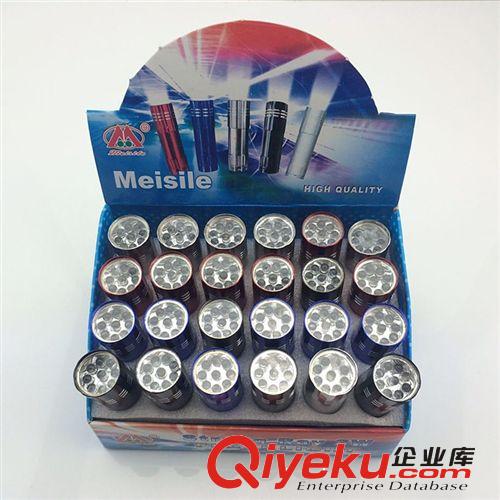 廠家直供 tj處理 禮品9LED手電筒 鋁合金手電筒 小手電筒批發(fā)原始圖片2