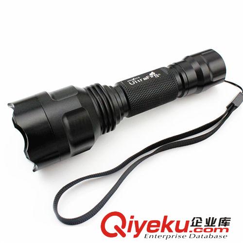 工廠(chǎng)促銷(xiāo)tjC8強(qiáng)光手電筒LED遠(yuǎn)射強(qiáng)光鋁合金充電手電筒藍(lán)光白光原始圖片2
