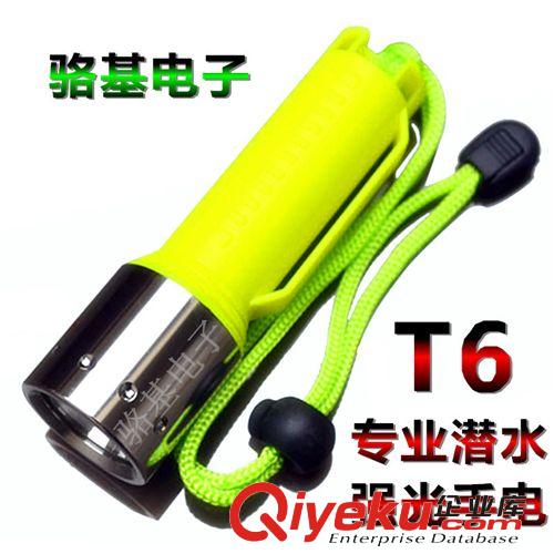 廠家直銷T6潛水手電筒 強(qiáng)光手電筒塑料手電筒 強(qiáng)光手電 led手電