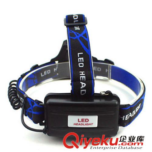 駱基LED可伸縮變焦頭燈 T6強(qiáng)光手電 充電頭燈 CREE 三檔變焦頭燈