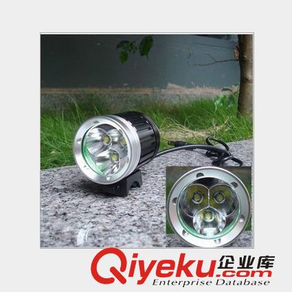 充電強(qiáng)光單車燈騎行裝備1200流明 超亮XML T6自行車燈前燈頭燈