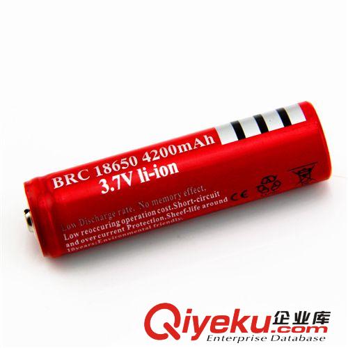 18650鋰電池 3.7V鋰電池 4200毫安強光手電筒專用鋰電池廠家直銷原始圖片2