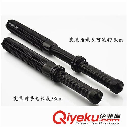 廠家直銷申縮狼牙棒強(qiáng)光手電筒批發(fā) CREE LED 安保必備 套裝價(jià)格