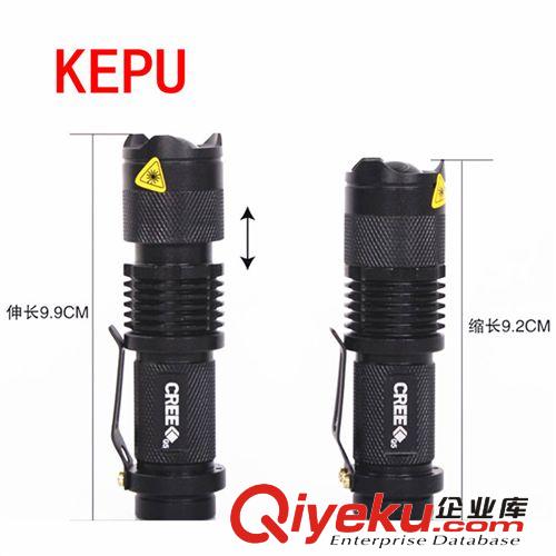 神火變焦迷你 K586 強光 手電筒 進口LED Q5 AA5號 3檔 工廠批發