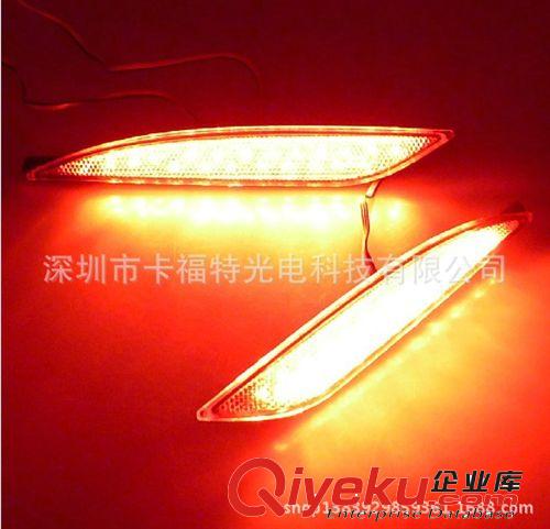 供應現代索納塔8代LED后杠燈 反光片 轉向燈 保險杠行車警示 剎車