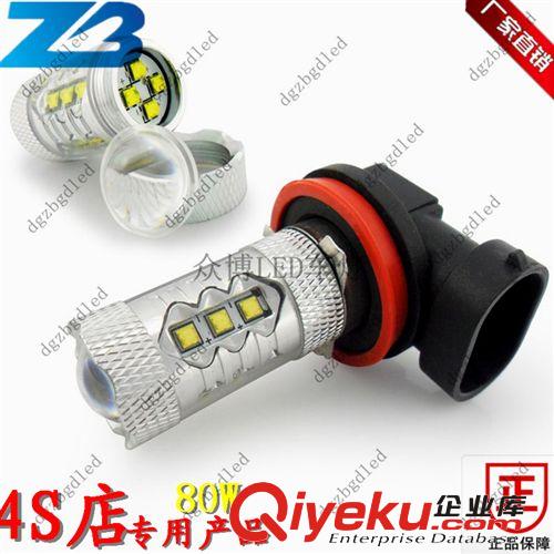 80WLED車燈H11 80W H8 LED防霧燈 LED前霧燈 汽車LED霧燈廠家直銷原始圖片3