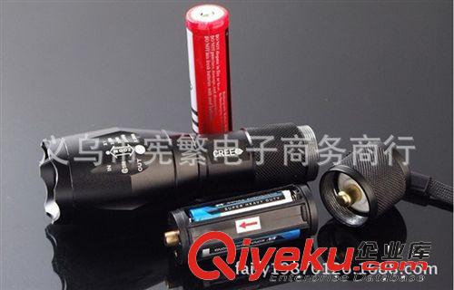 批發(fā)強(qiáng)光T6變焦LED強(qiáng)光手電筒10W5檔超亮自行車前燈汽車野營(yíng)照明原始圖片2