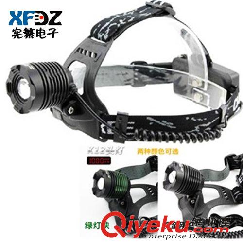 處理K12-T6led充電強(qiáng)光頭燈狩獵燈礦燈探照燈釣魚(yú)燈機(jī)械調(diào)焦戶外