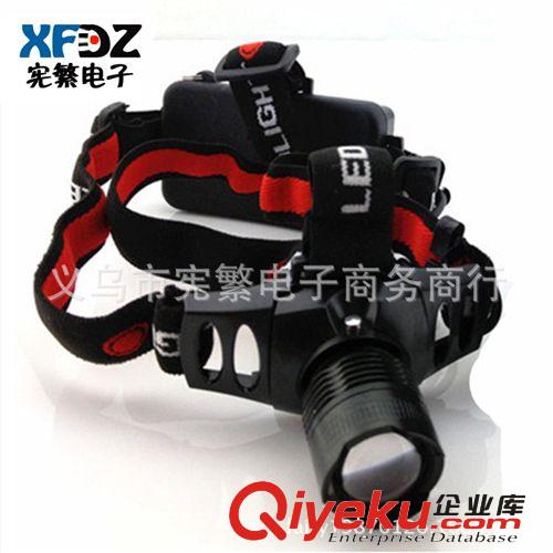 現(xiàn)貨大功率充電led強(qiáng)光頭燈cree t6黃光10W夜騎打獵釣魚礦燈超亮