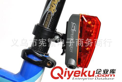 zpHOYOU 5LED三段式自行車激光尾燈 山地車平行線式激光燈 安全