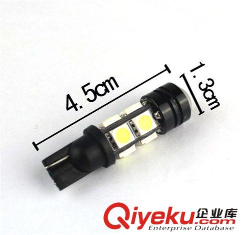 T10示寬燈 超亮 LED 帶透鏡 示寬燈 牌照燈 散聚一體 冰藍(lán)色 5W