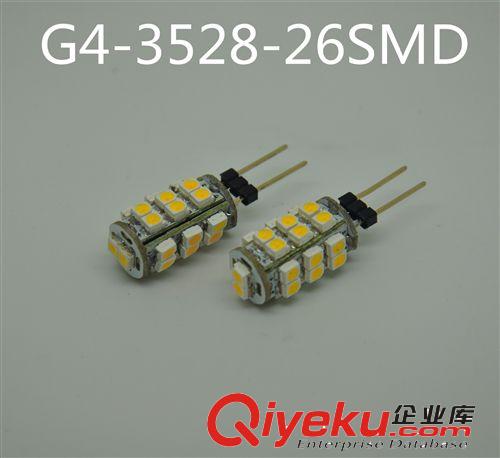 廠家直銷 高亮G4插泡 26SMD 3528 LED節(jié)能水晶燈 吊燈 家用燈