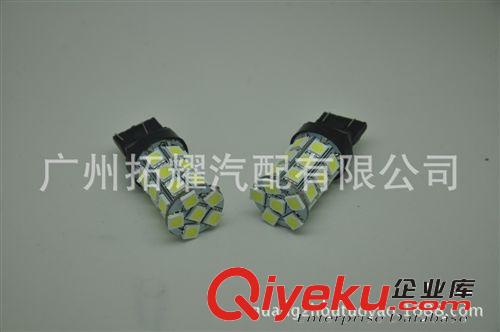 供應LED汽車燈泡 T20單絲7440-5050-27SMD 剎車燈 轉向燈 倒車燈