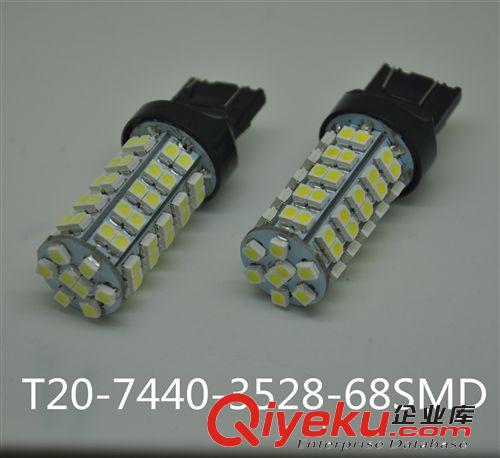 供應(yīng)LED汽車燈泡 T20單絲7440-5050-27SMD 剎車燈 轉(zhuǎn)向燈 倒車燈