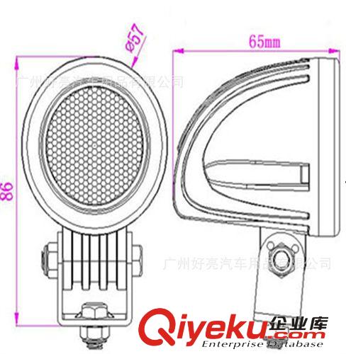 10W 越野改裝燈 LED工作燈 探索燈  檢修燈 聚光 泛光原始圖片2