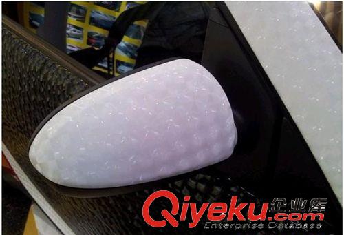 廠家直銷 汽車貼膜4D貓眼改色膜 帶導(dǎo)氣槽 車身改色貼紙【白色】原始圖片2