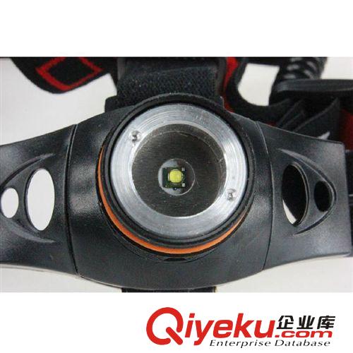 led強光頭燈狩獵燈 18650可充電式鋰電頭燈 黃光 cree q5頭燈批發