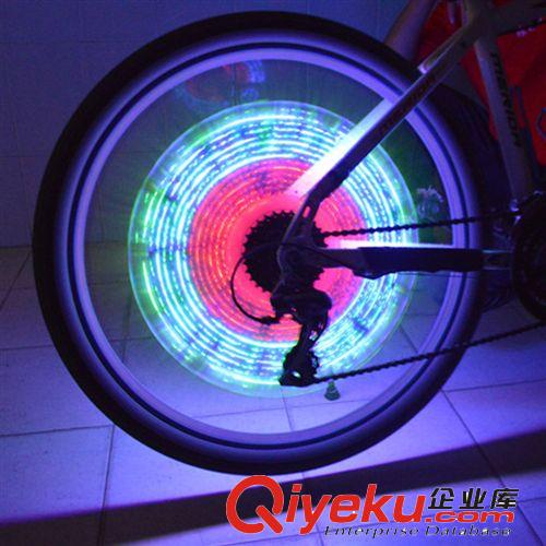 led自行車風(fēng)火輪燈 炫彩led風(fēng)火輪車輪燈 山地自行車輻條燈批發(fā)原始圖片3