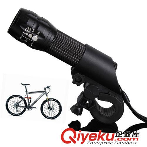迷你鋁合金伸縮led手電筒 creeq5強光充電手電筒批發 騎行電筒原始圖片2