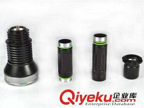 鋁合金大功率強光手電筒，CREE強光LED手電筒，廠價直銷原始圖片3