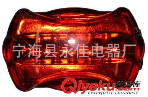 騎行設備梅花形塑料5LED自行車前燈加5LED后車燈套裝,三五七功能原始圖片2