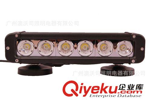 LED60W單排CREE工作燈越野燈汽車前大燈輔助燈照明燈9-36V