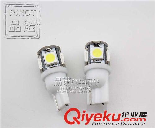 廠家直銷 T10 5SMD 5頭示寬燈/儀表燈/閱讀燈/牌照燈 w5w 5smd