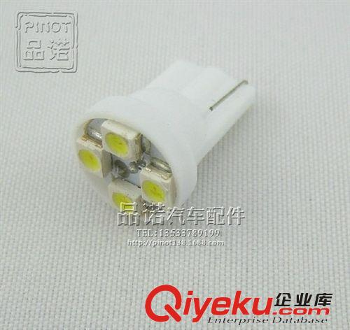 廠家直銷 汽車LED （T10-4SMD-3528-1210） 儀表燈 閱讀燈 示寬燈