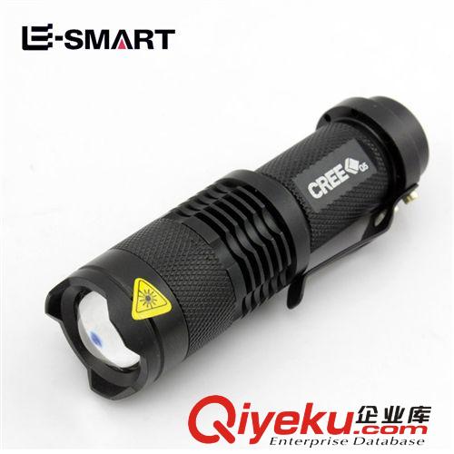 神火變焦迷你 sk68 強(qiáng)光 手電筒 進(jìn)口LED Q5 AA5號(hào) 3檔 工廠批發(fā)原始圖片2