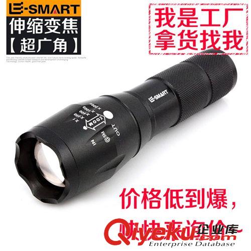 神火變焦迷你 sk68 強(qiáng)光 手電筒 進(jìn)口LED Q5 AA5號(hào) 3檔 工廠批發(fā)